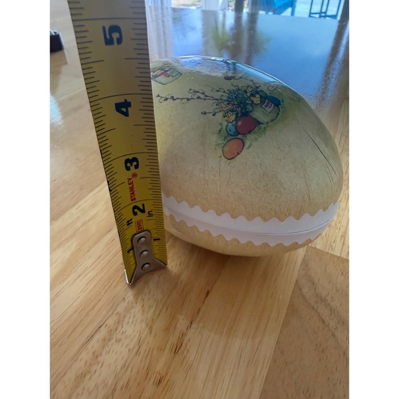 Vintage Nestler Germany Easter Egg – Rabbit on Ladder Scene Paper Mache - Picture 12 of 14